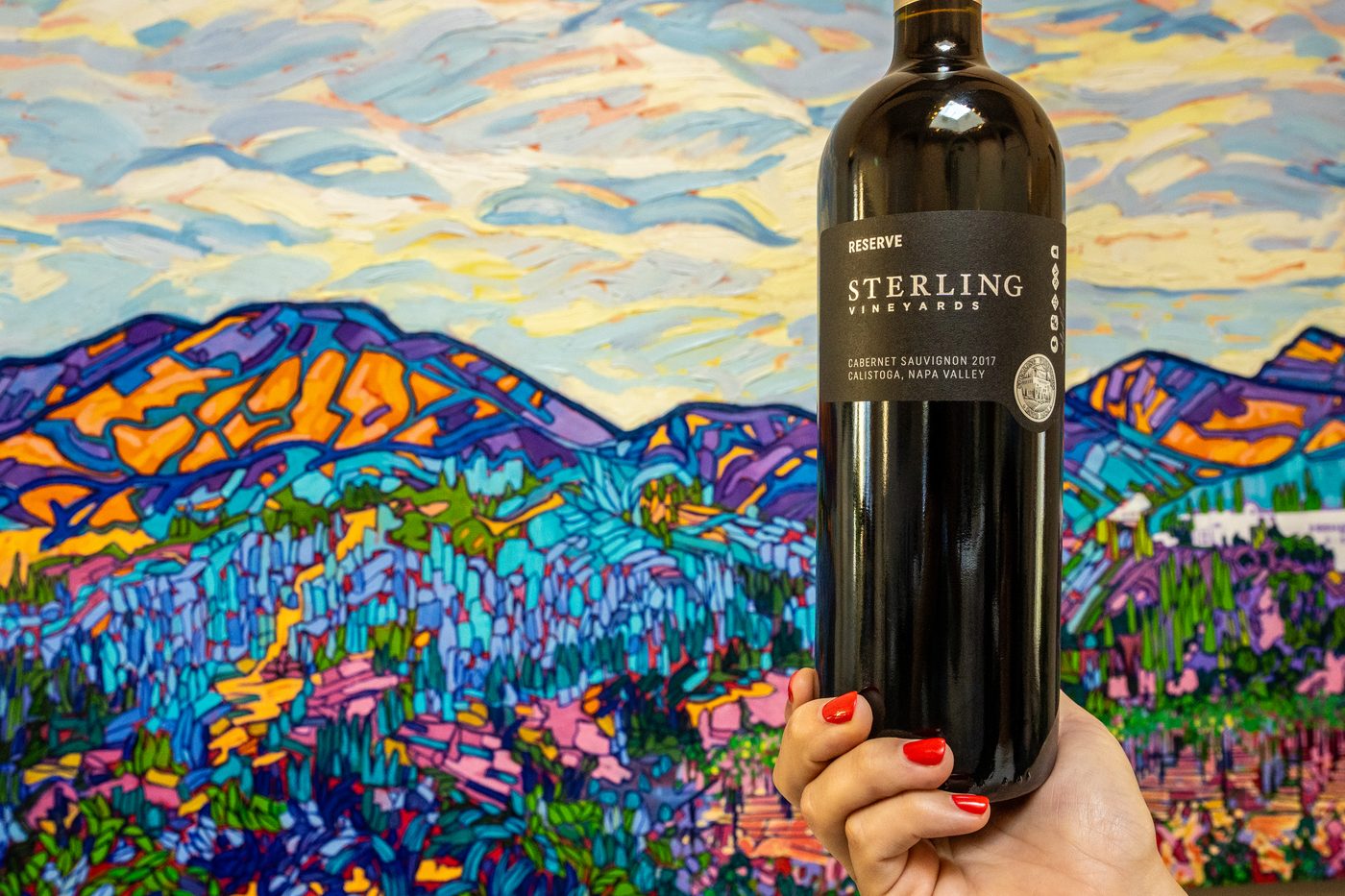 Wine bottle product photography